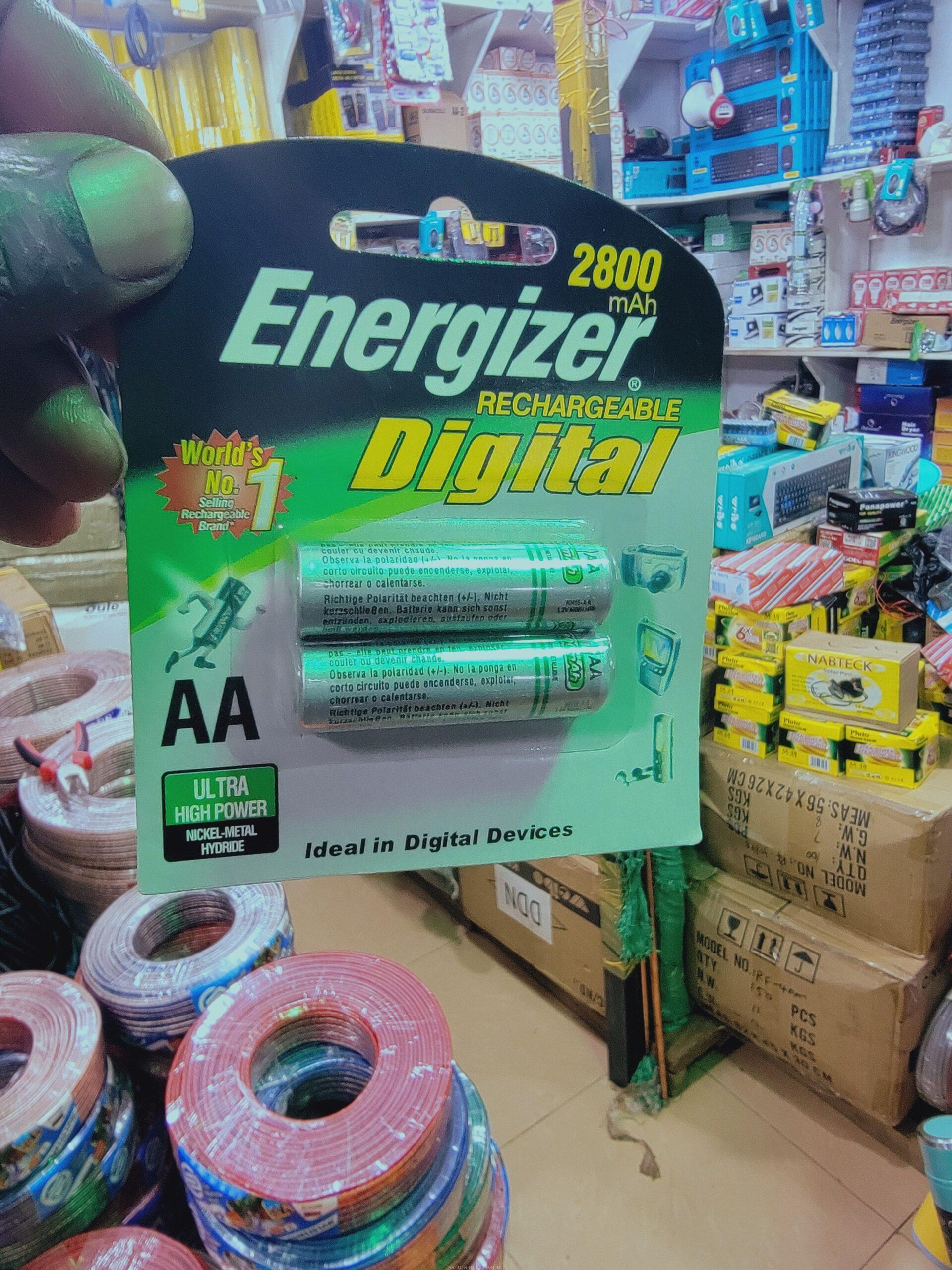 Energizer AA and AAA rechargeable batteries