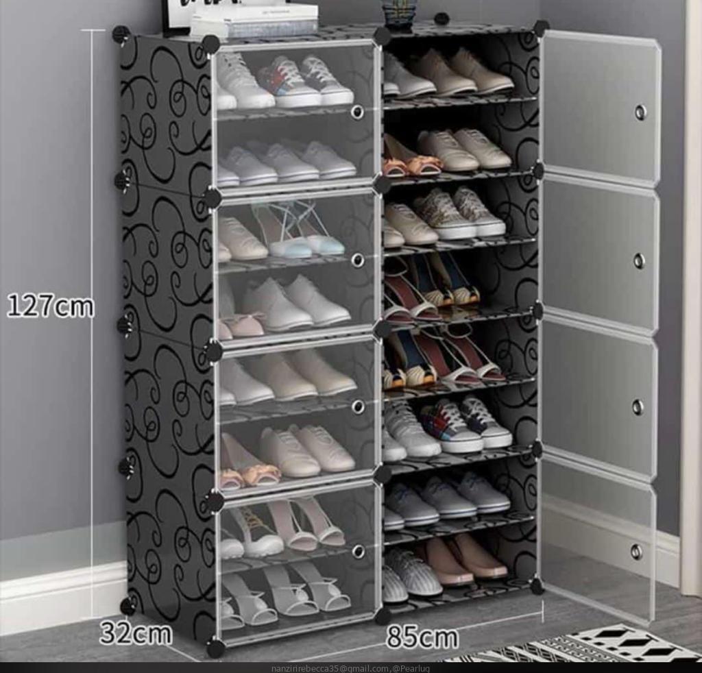 2colom plastic shoe ruck 32pairs