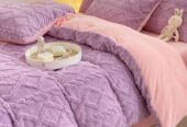 4pcs fleece duvet king size