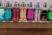 Mini size body mists by bath and body works