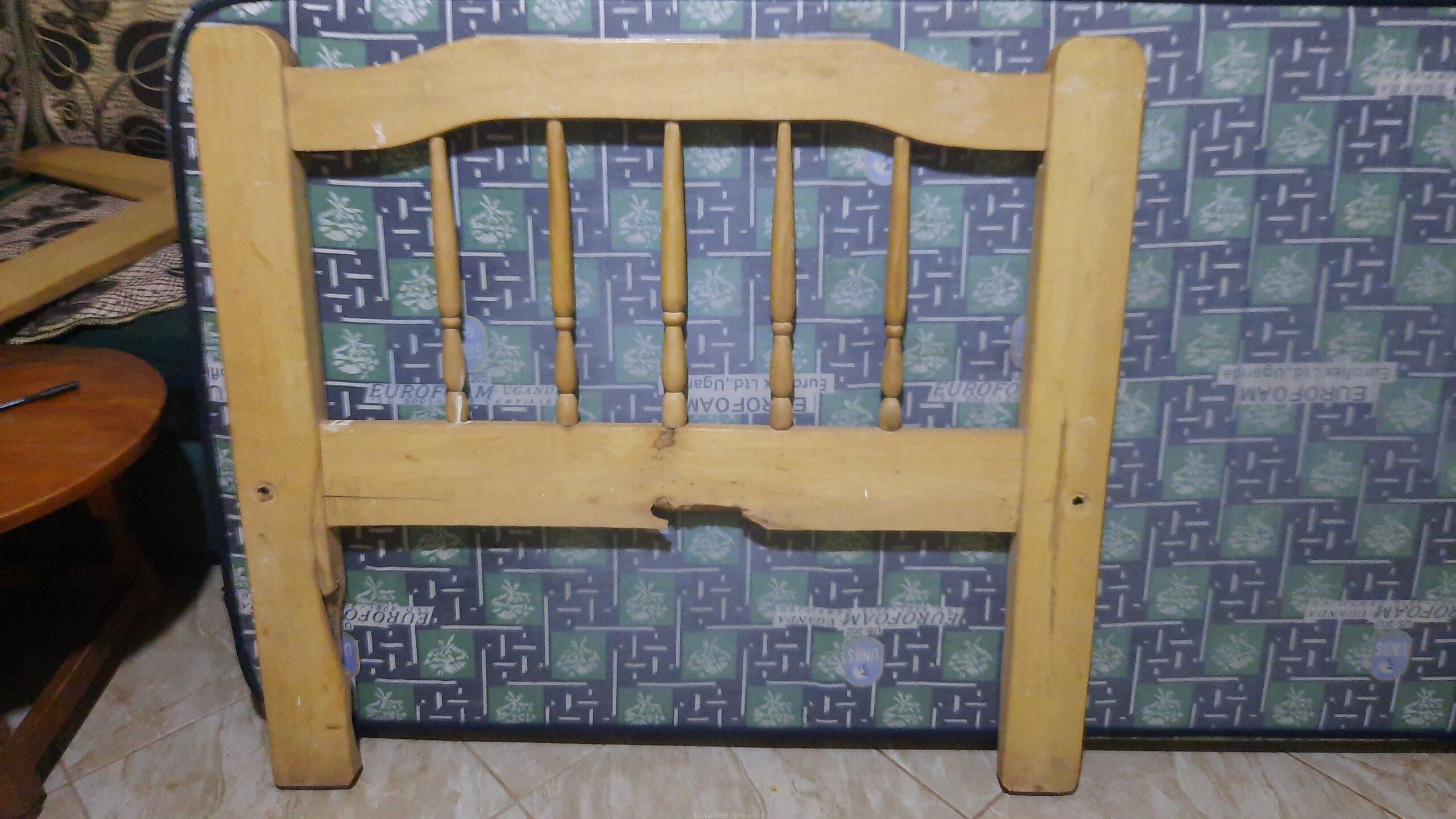 Bed and mattress