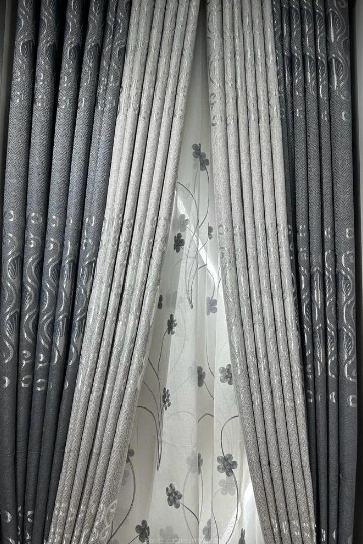Heavy curtains and nets