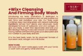 +wix+ cleansing and firming body wash gel