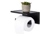 Black elegant toilet paper holder