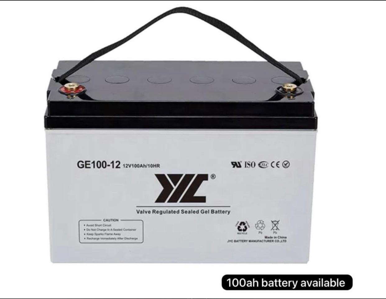 Solar battery 100ah