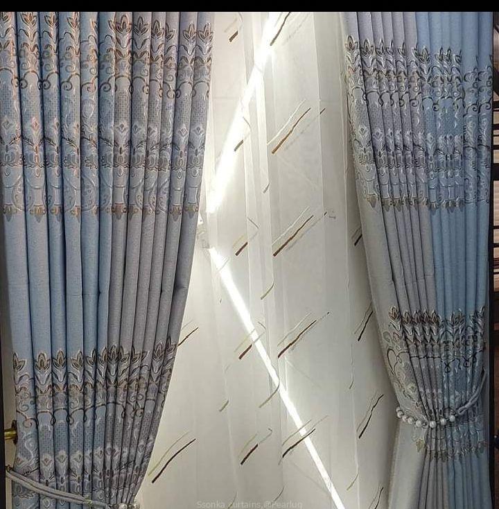 Heavy curtains and nets