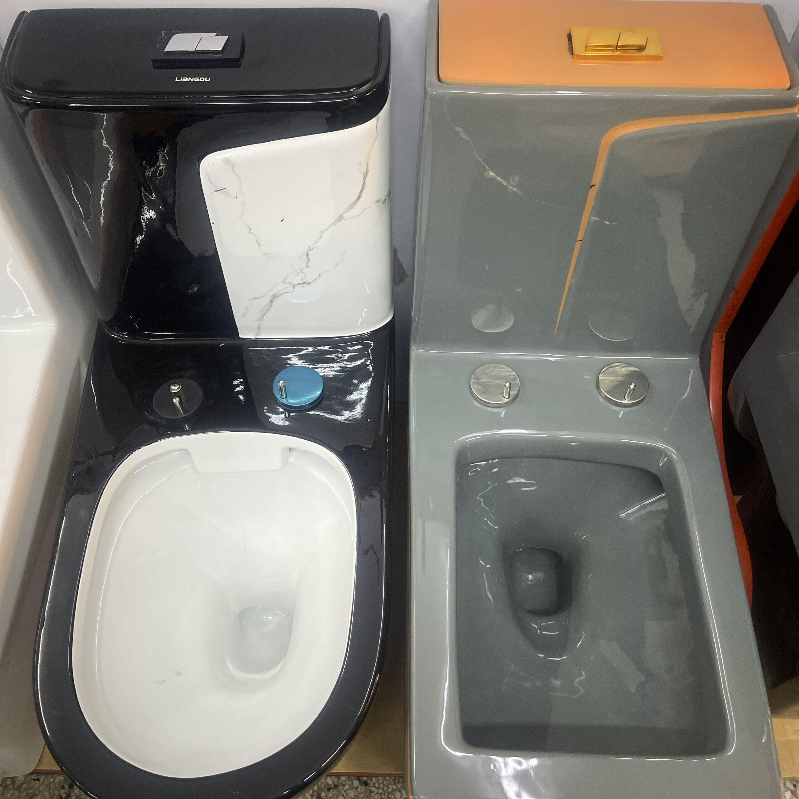 Ceramic toilets