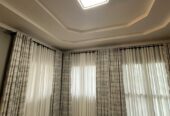 Curtains, office blinds, nets, curtain rods