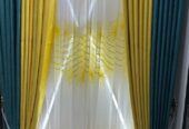 Plain curtains,floral curtains