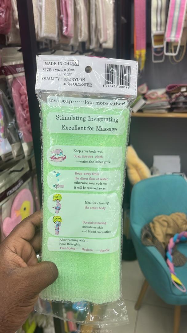 Salux bathing sponge,made in japan