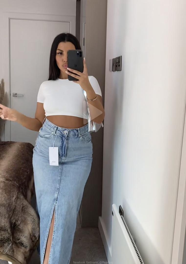 Jean skirts