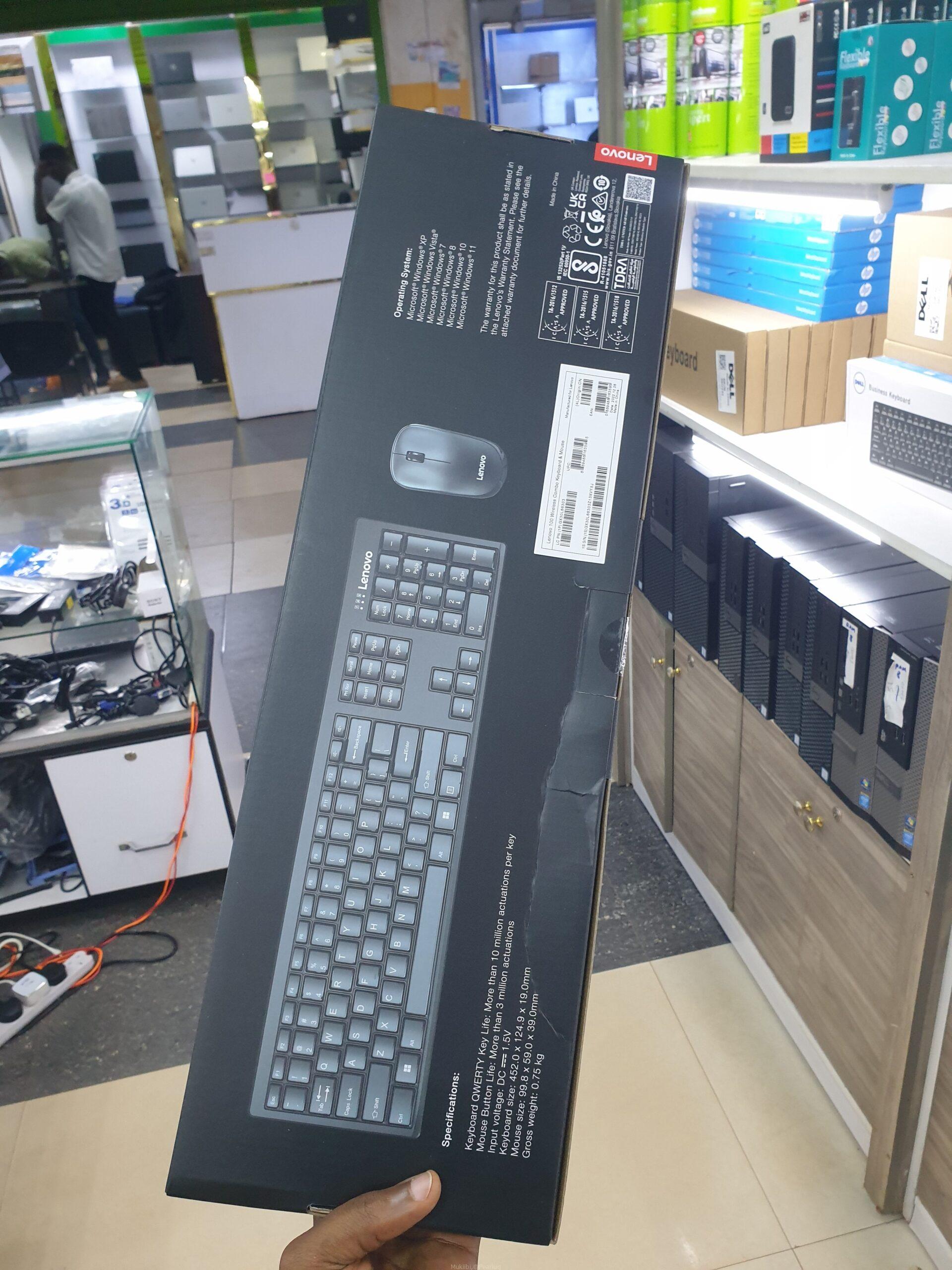 Lenovo 100 Wireless keyboard and Mouse combo