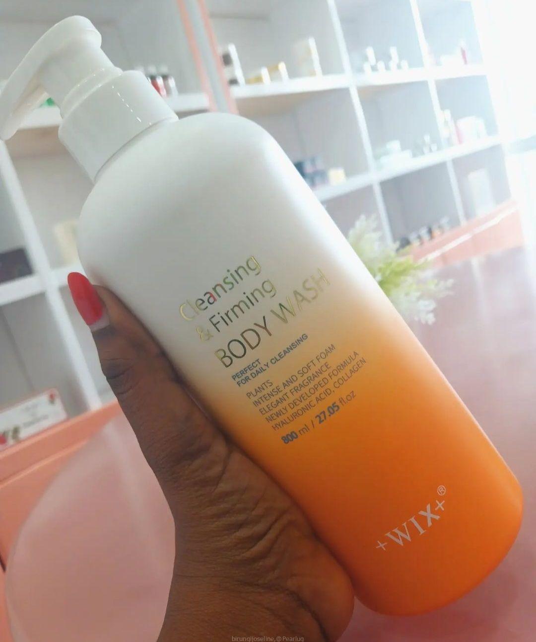 +wix+ cleansing and firming body wash gel