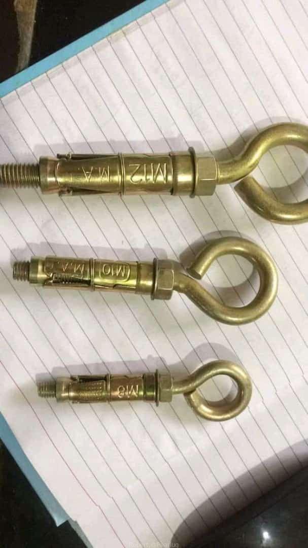 Expansion eye bolts