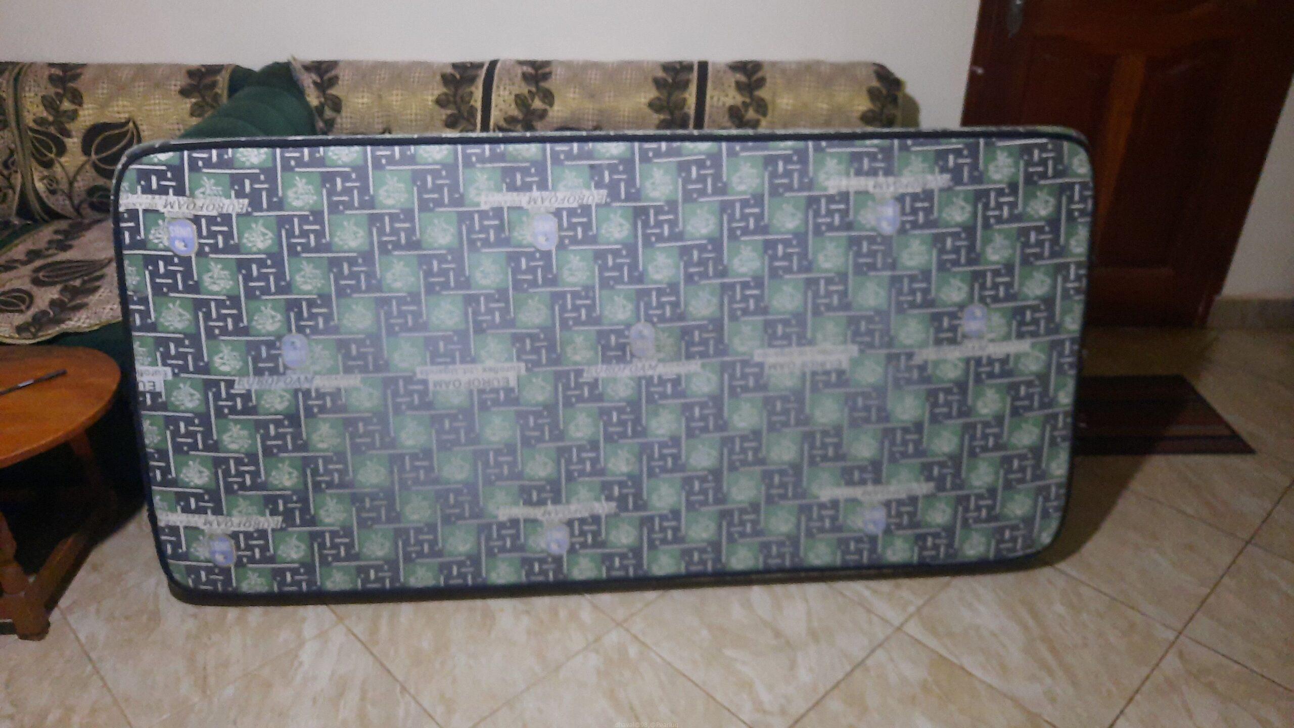 Bed and mattress