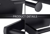 Black elegant toilet paper holder