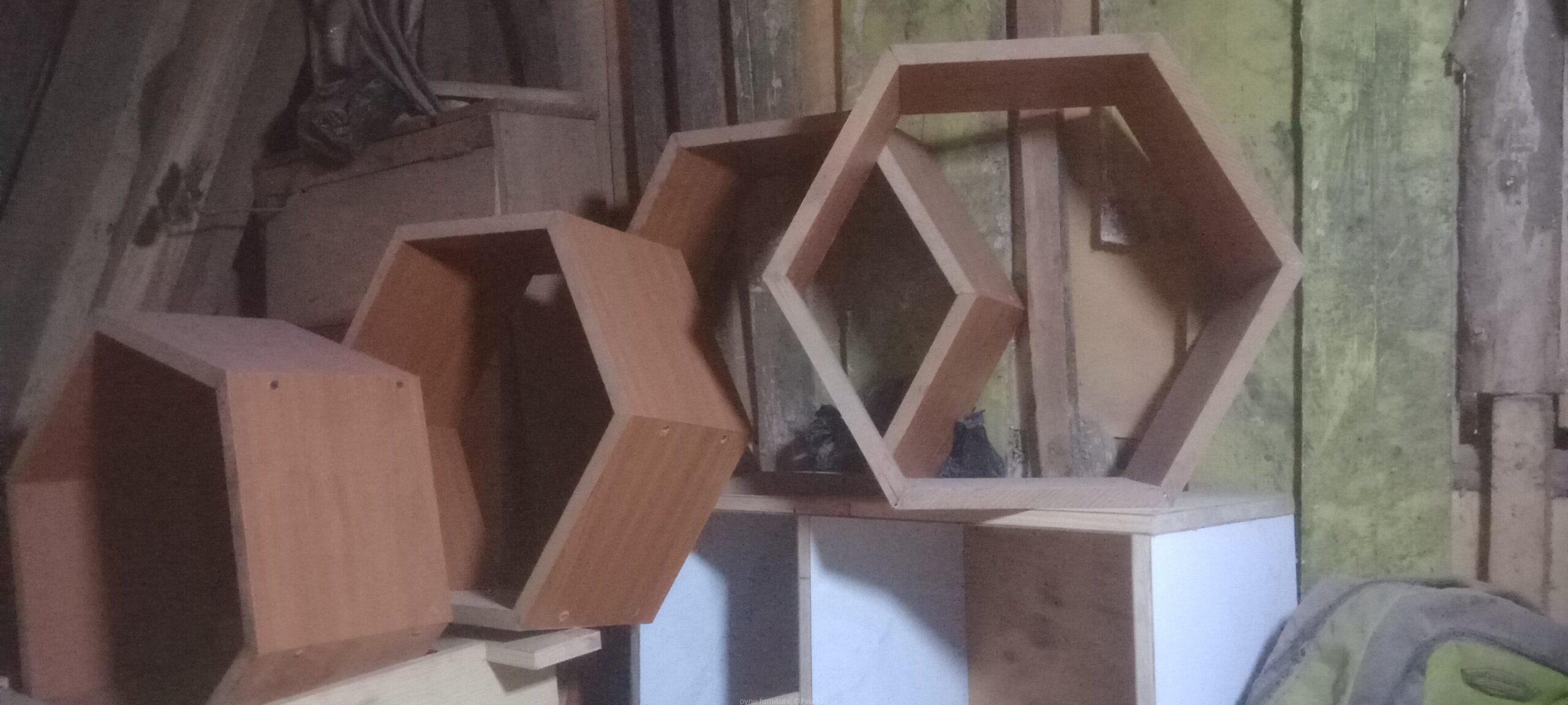 Hexagon wall hangings
