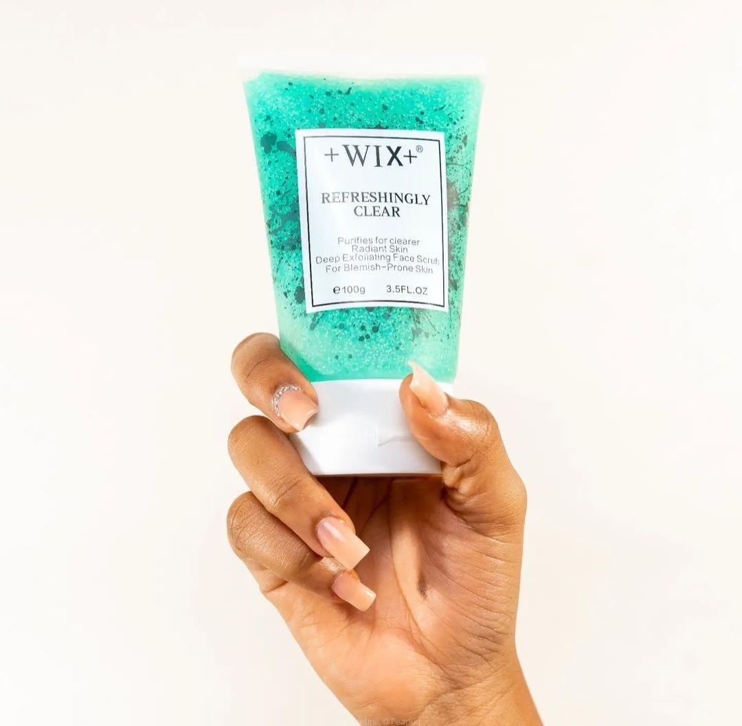 wix Refreshingly clear face scrub