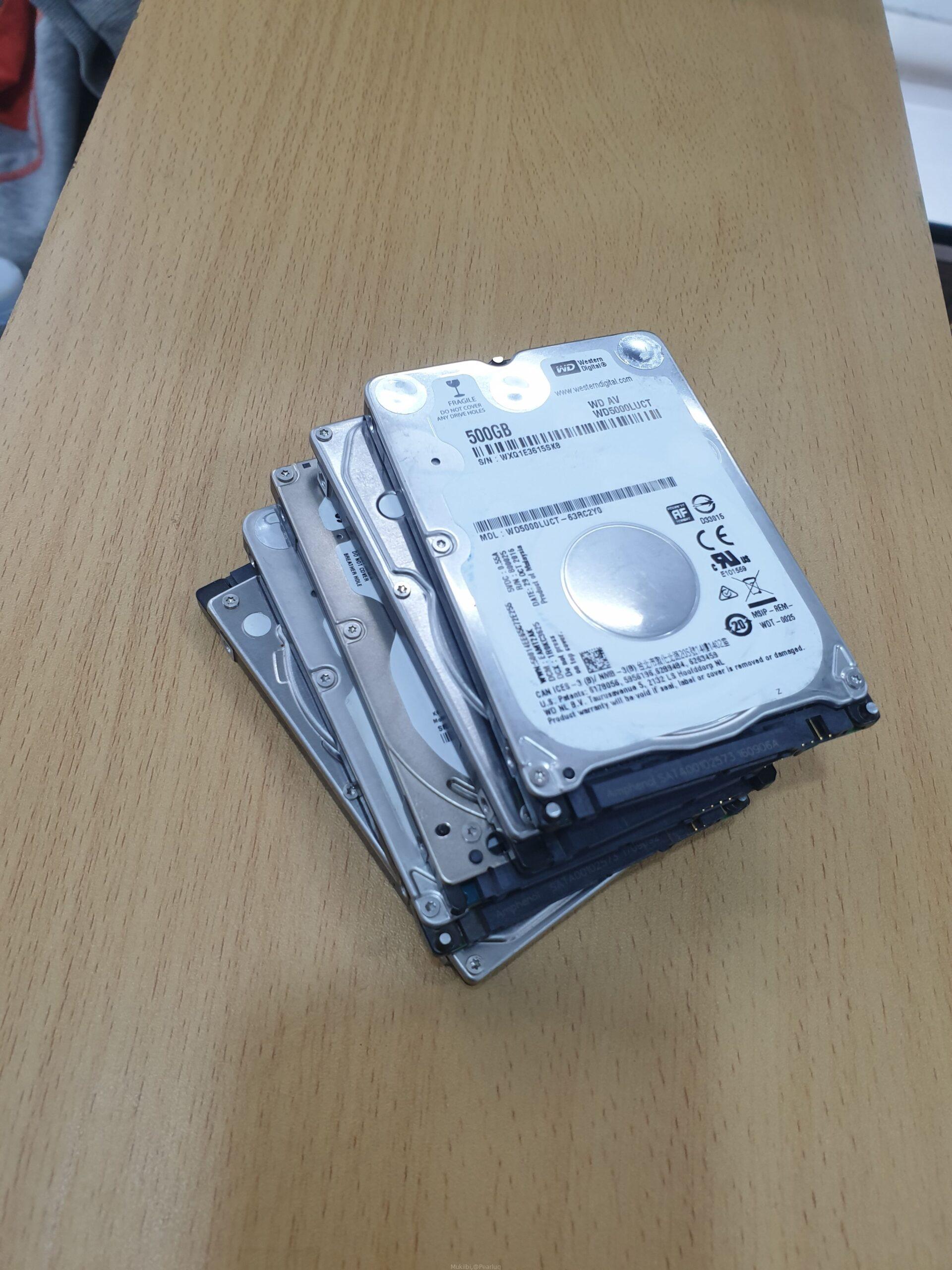 Harddrive 500GB 100% health