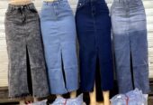 Jean skirts