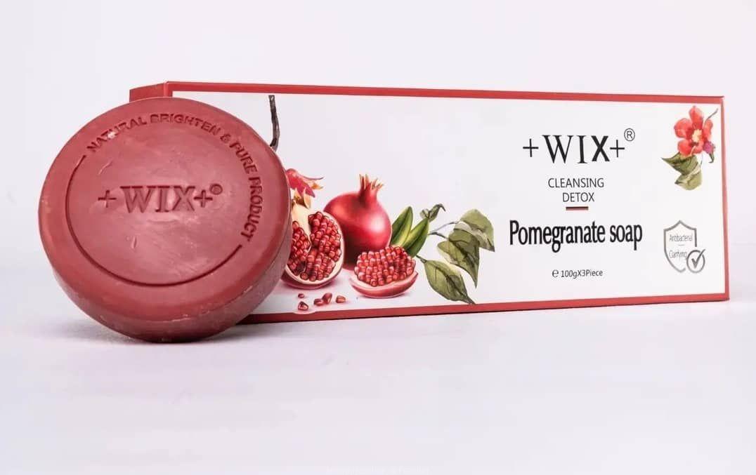 +wix+ cleansing detox pomegranate soap