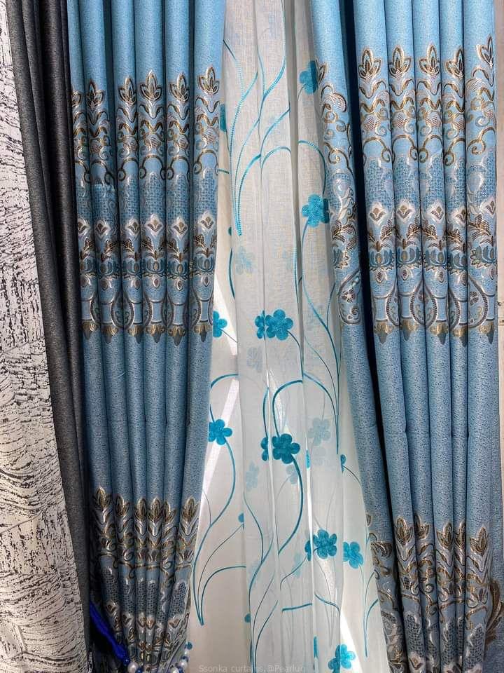 Heavy curtains and nets