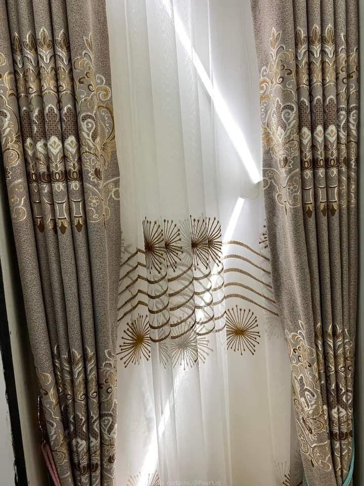 Heavy curtains and nets