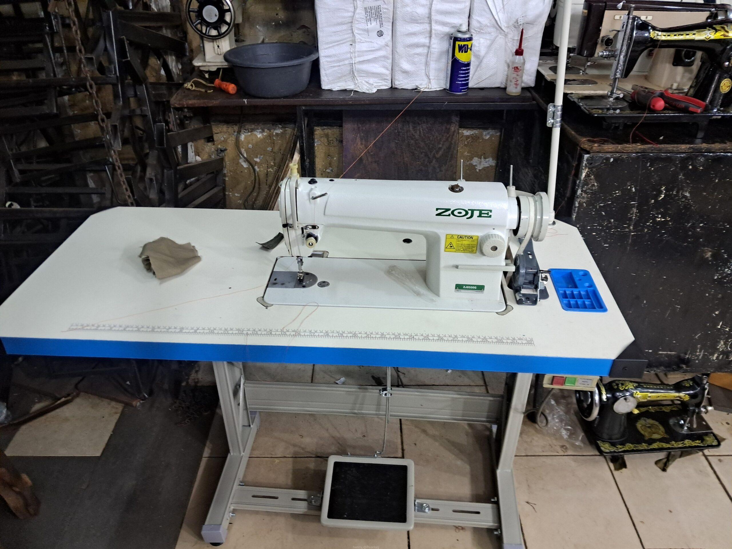 Straight industrial machine