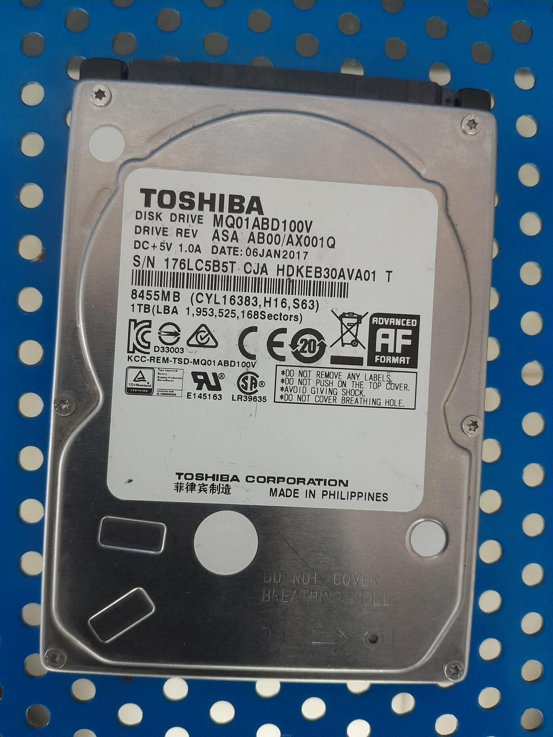 1TB hard drive