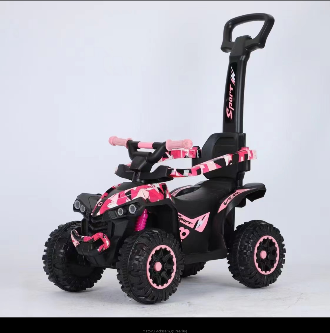 Electric kids push cars