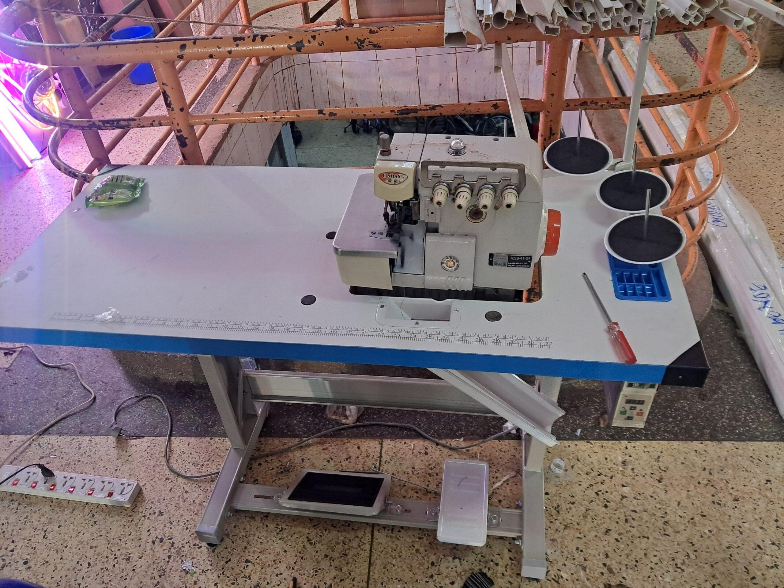 Overlock industrial machine