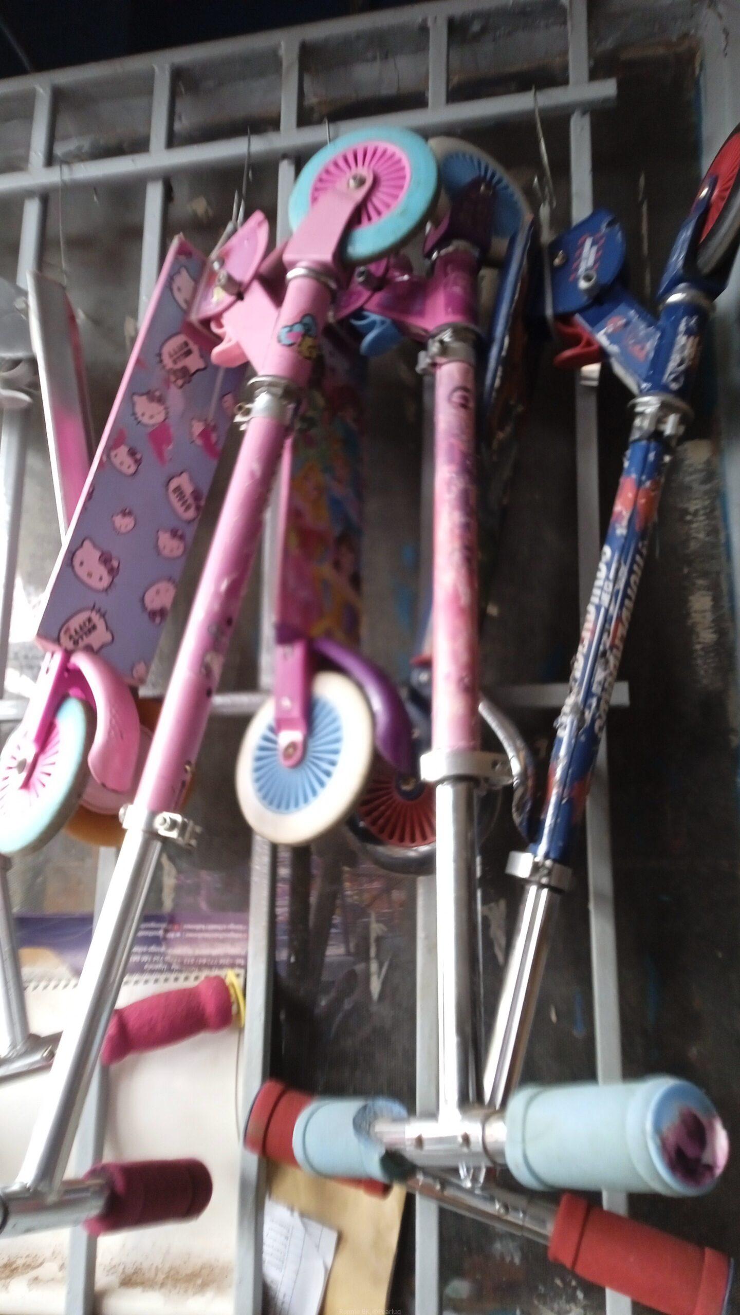 Kids scooters and elements