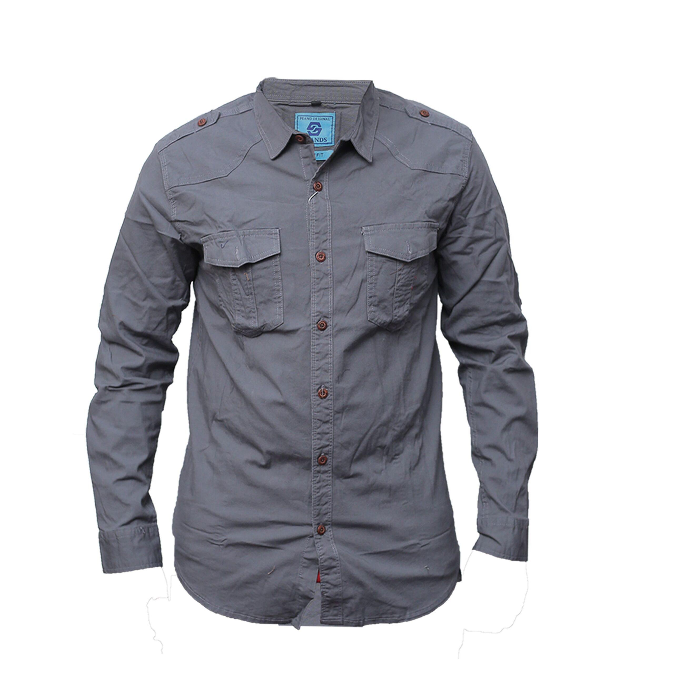 DOUBLE POCKET LONG SLEEVED SHIRTS