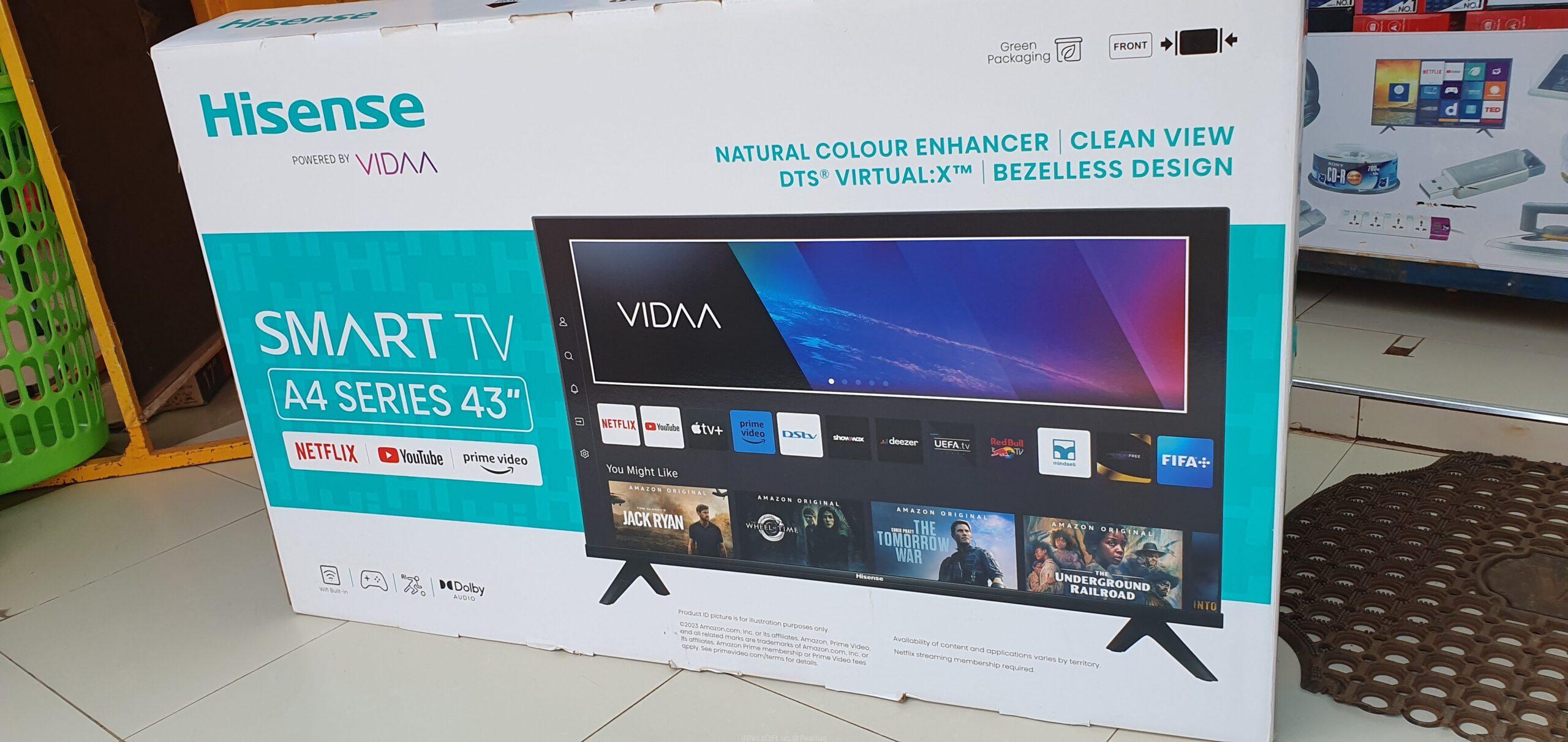Hisense frameless smart 43 inches