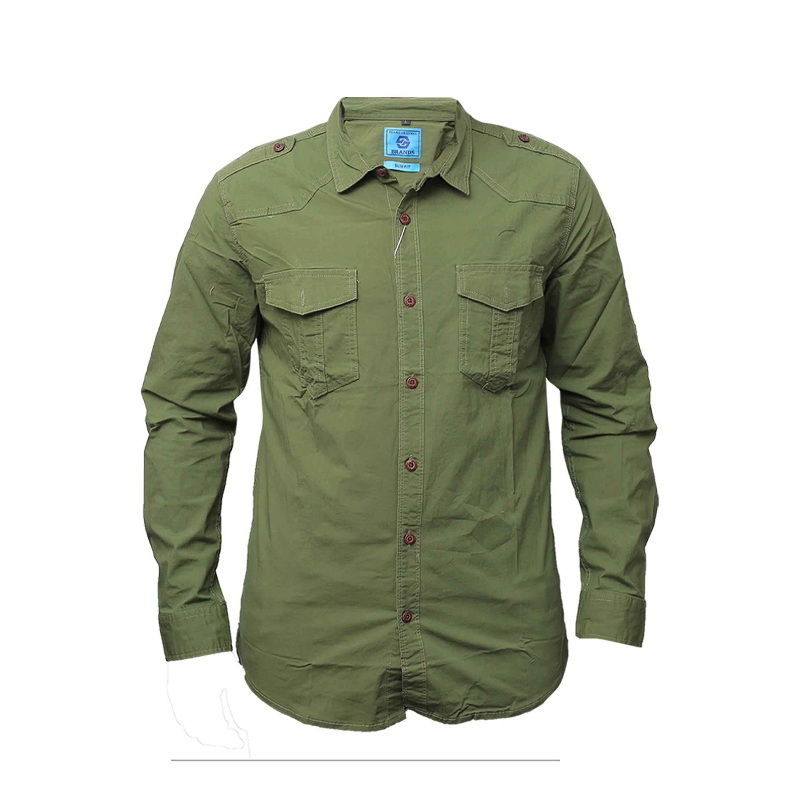 DOUBLE POCKET LONG SLEEVED SHIRTS