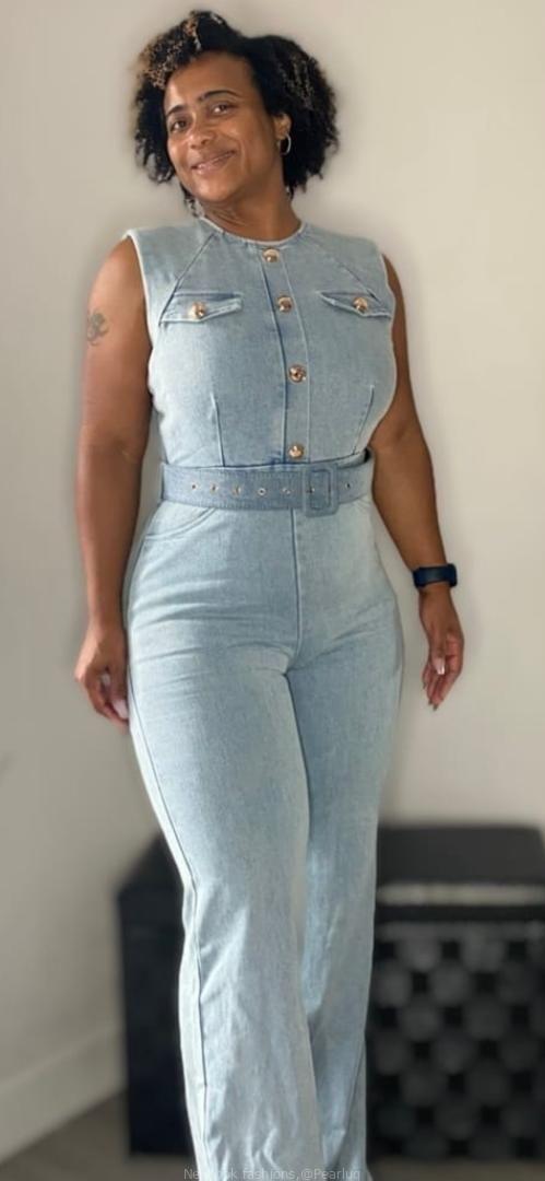Denim jumpsuit