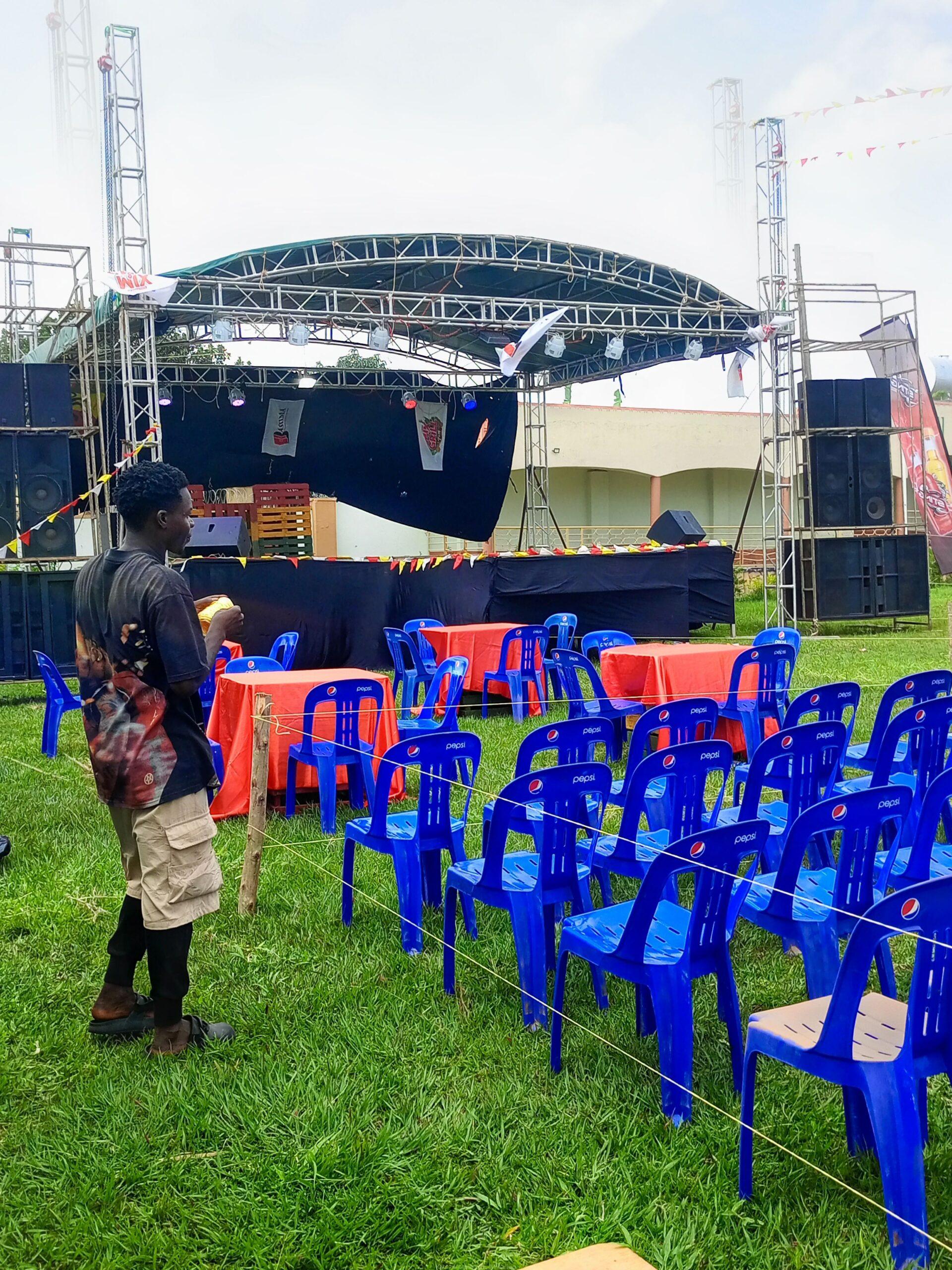 Stage for hire