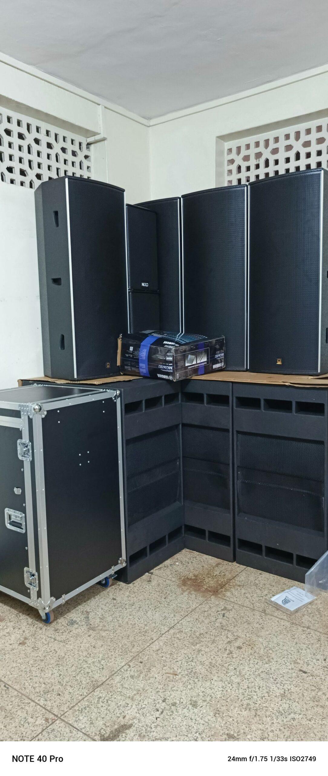 SOUND SYSTEM FOR HIRE