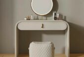 Nice looking dressing mirrors and chair L shape design