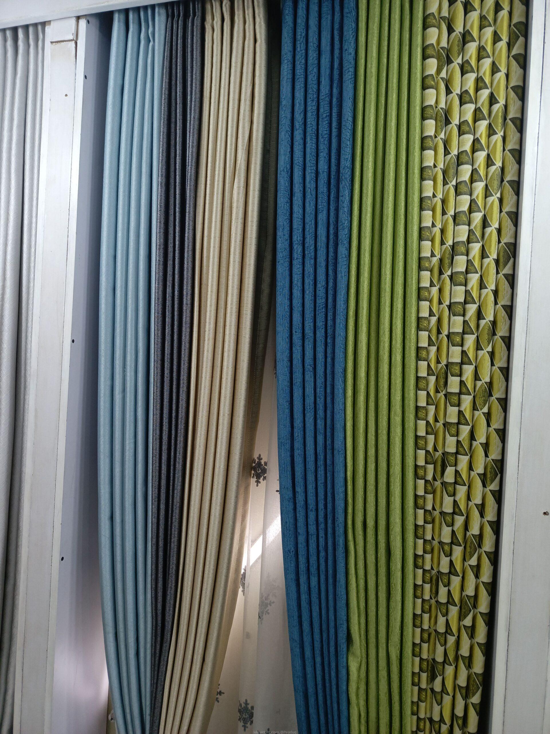 Executive curtains and curtain rods