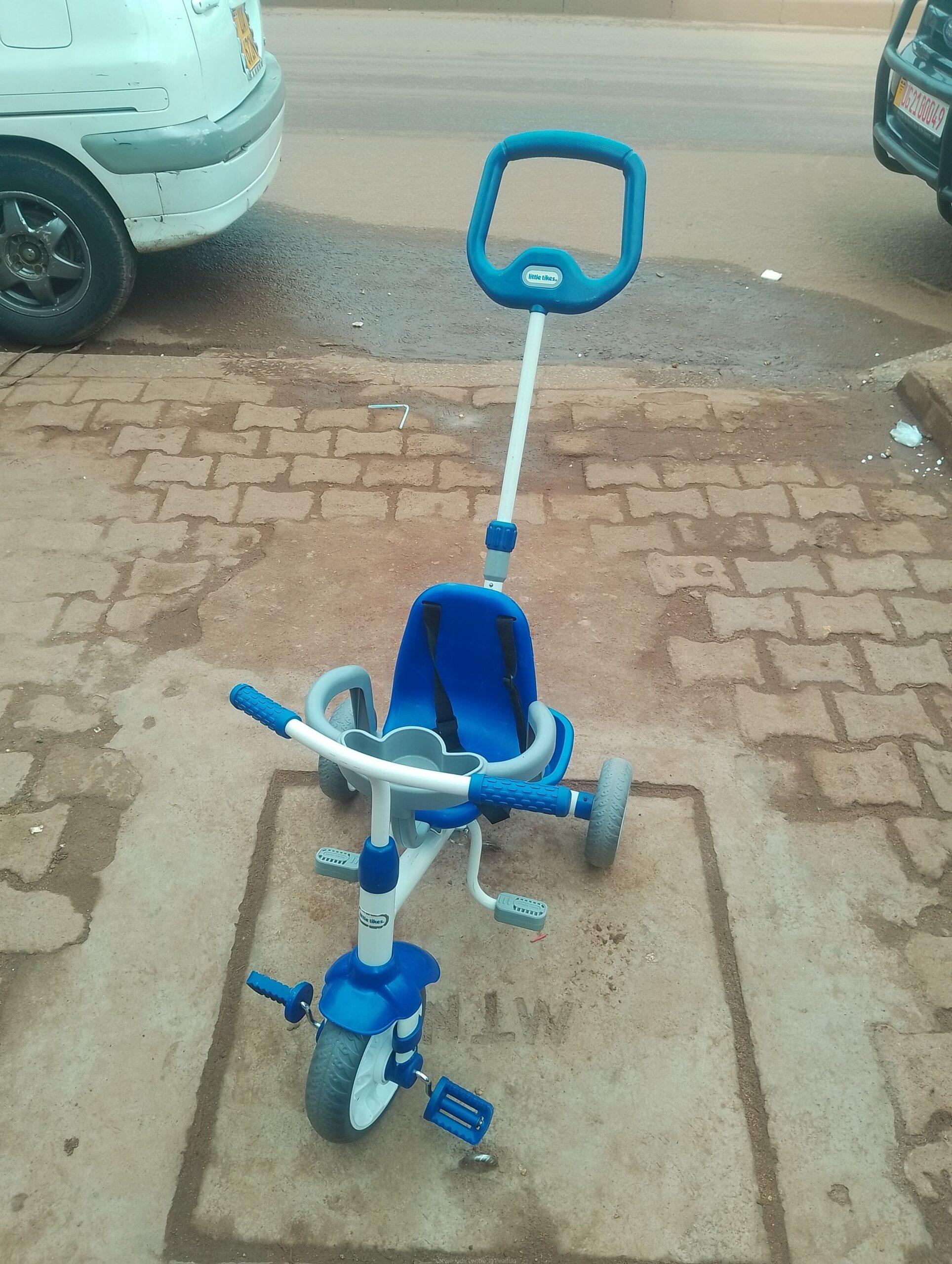 Little tikes gray blue tricycle