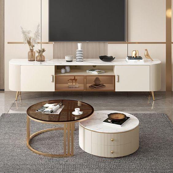 Tv stand and center table