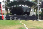 STAGE & LIGHTS AVAILABLE.