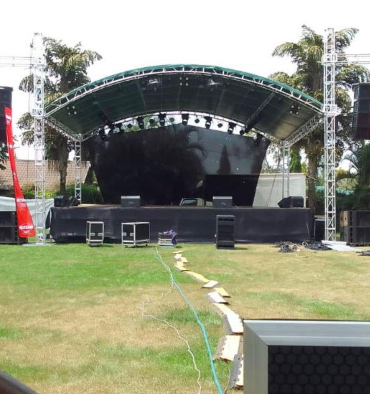 STAGE & LIGHTS AVAILABLE.