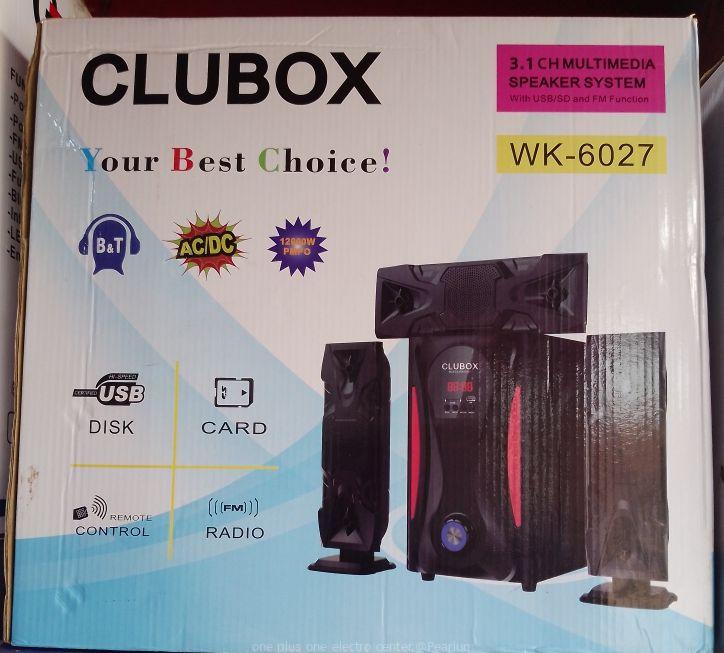 CLUBOX Speaker system Wk-6027 AC/DC
