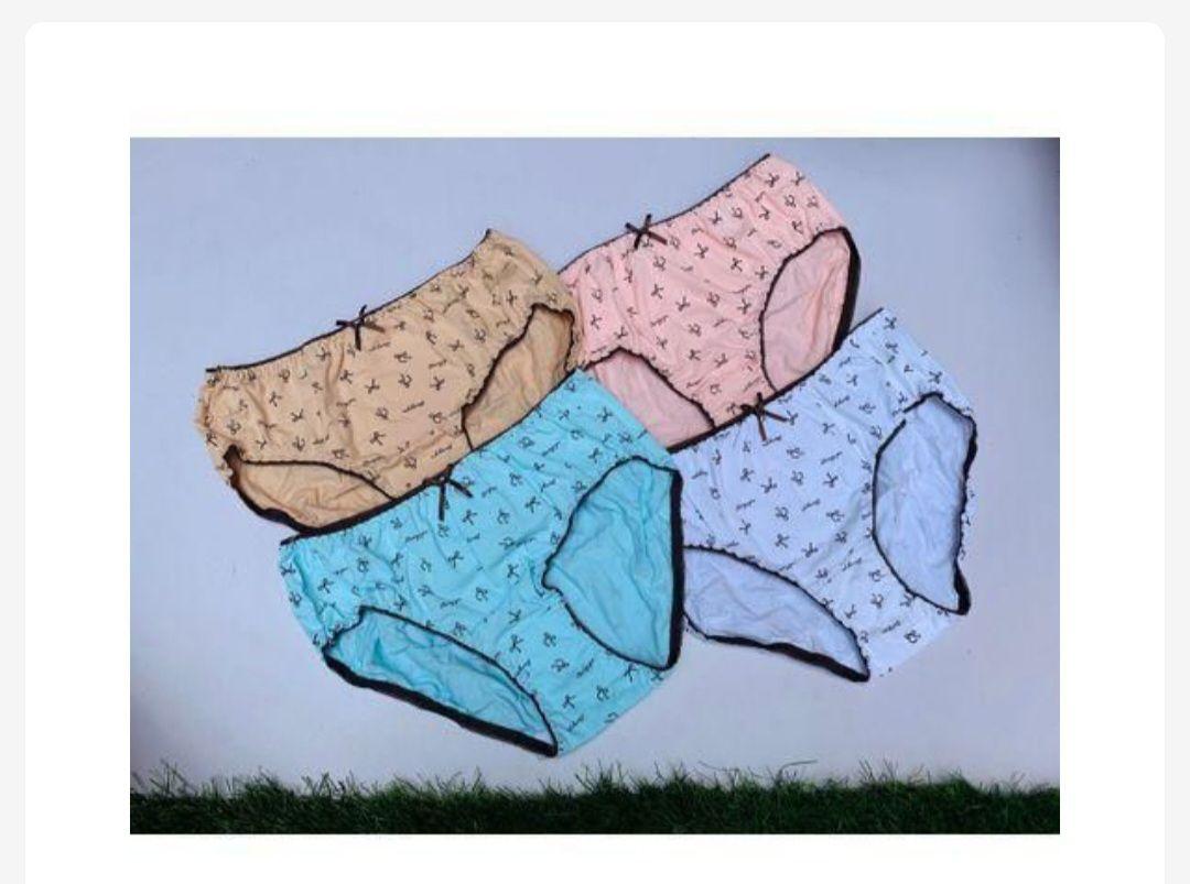 Ladies cotton panties 6packs