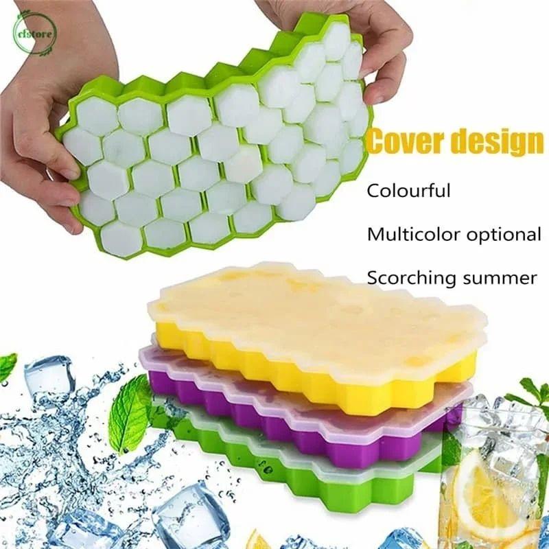 Silicon Honey comb ice cubes multicolour