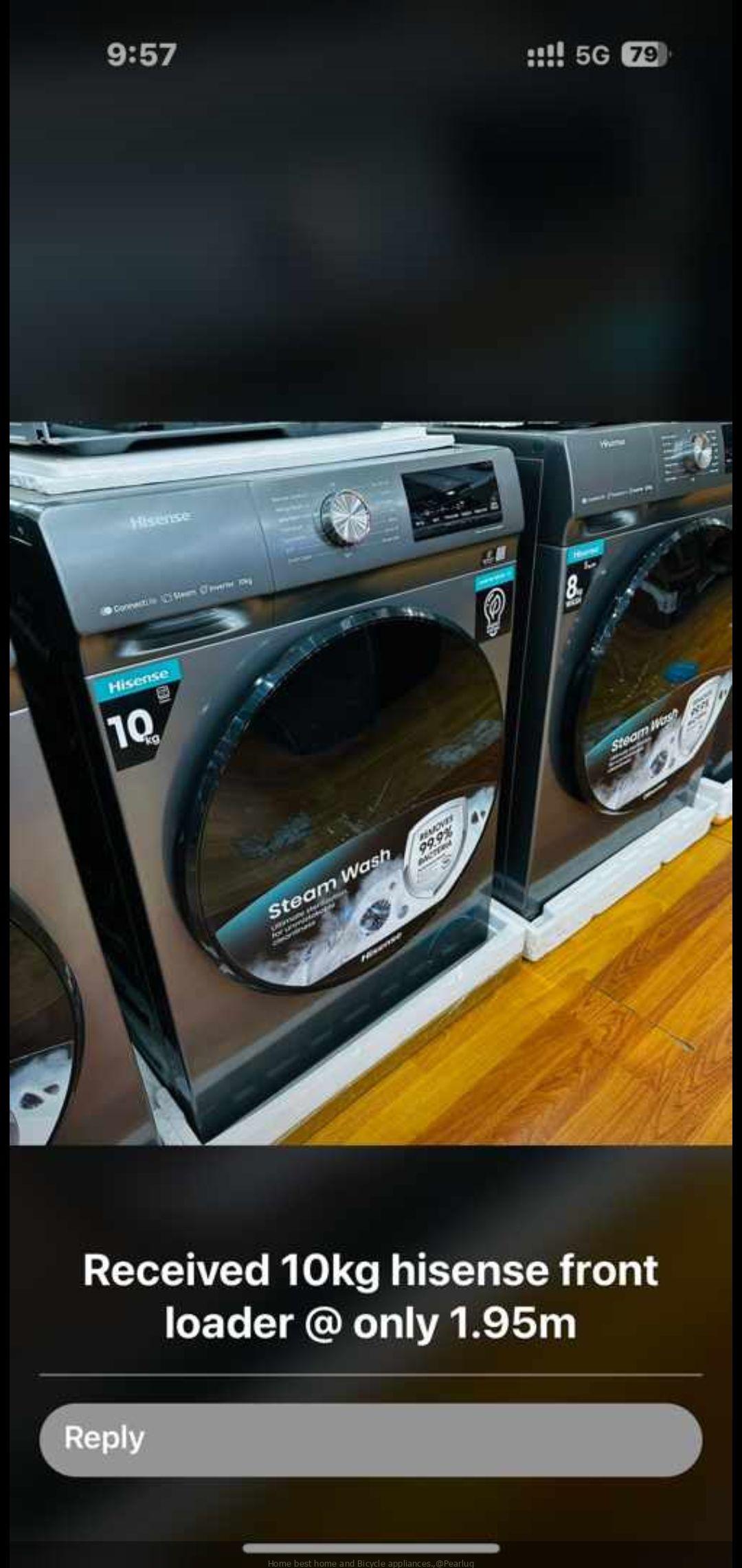 Automatic washing machines.