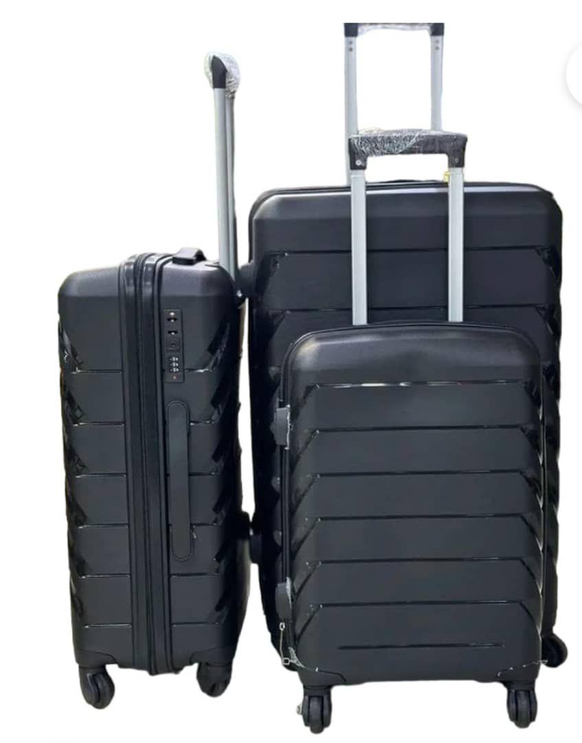 Suitcases and rubber plastic