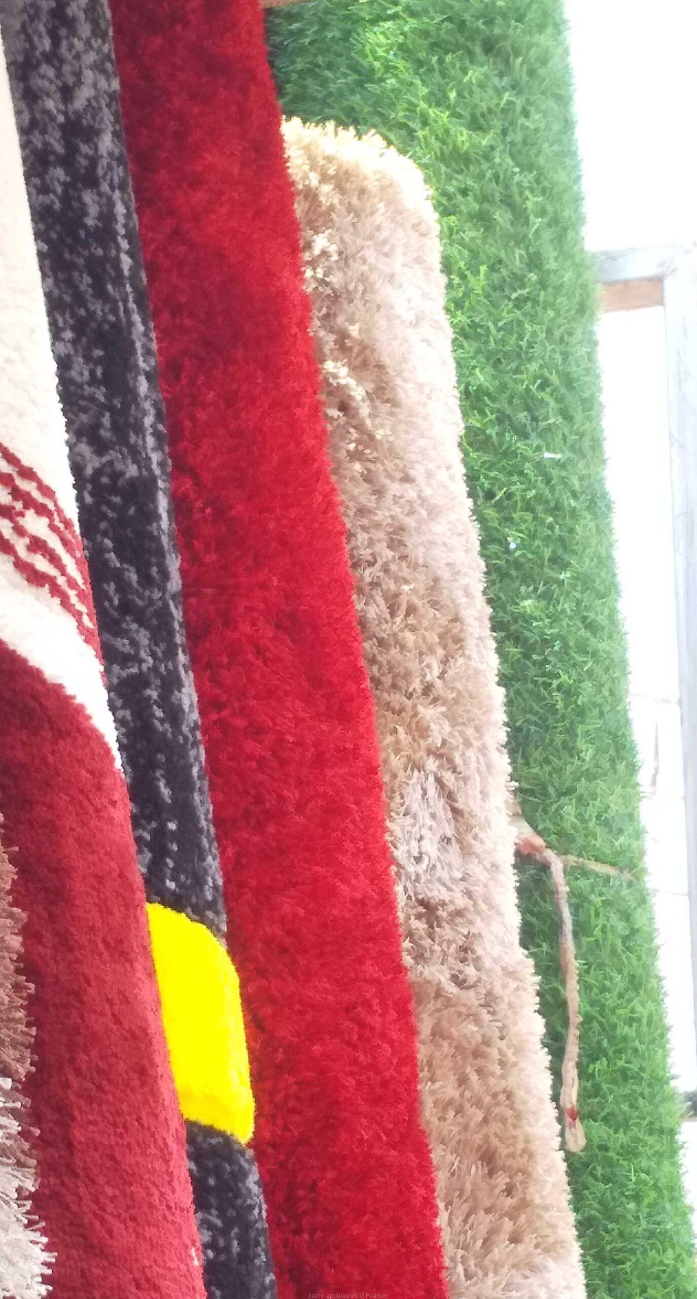 Grass and shaggy carpets